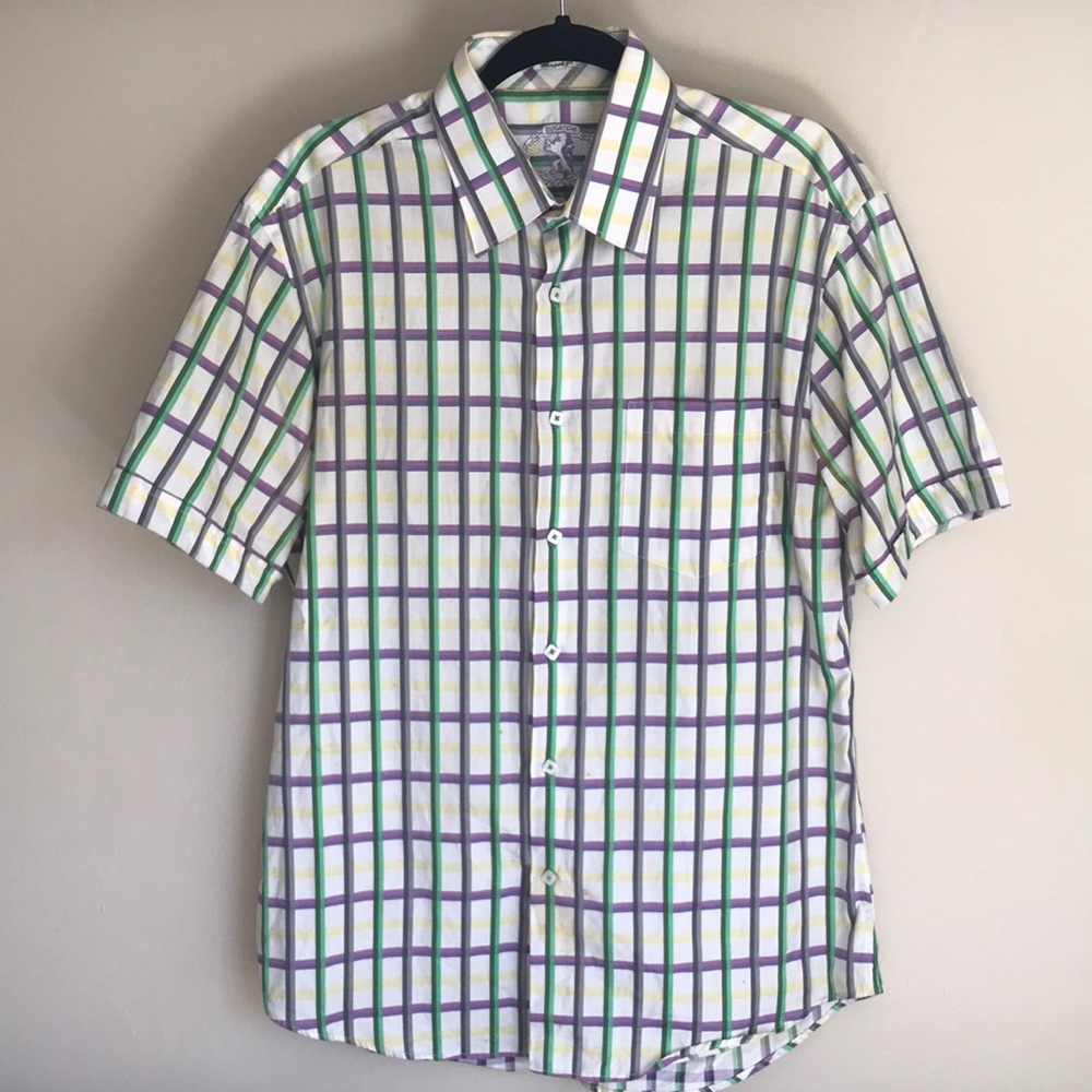 Bugatchi Short Sleeve Button Down Shirt